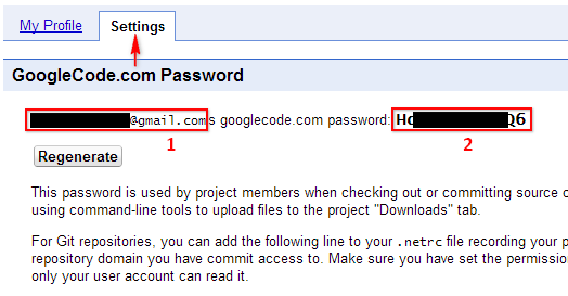 Generated Password